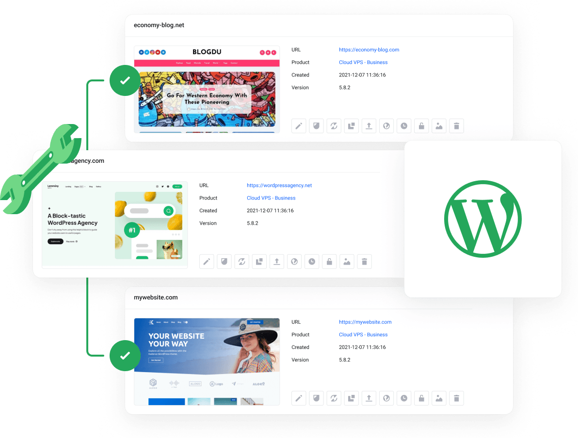 Alojamento de Sites (Alojamento Web) WordPress - REGISTAR Guine Bissau - Painel WordPress Tudo-em-Um